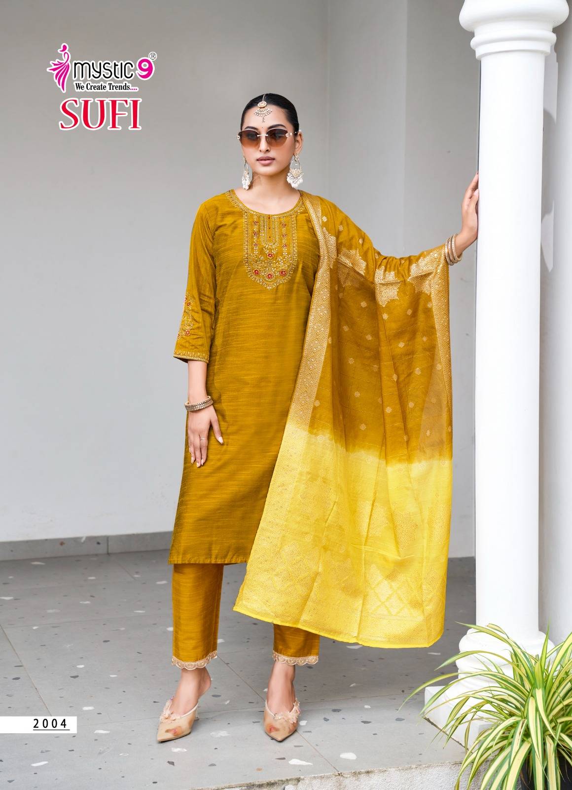 Mystic9 sufi vol 2 straight kurti wholesale for women